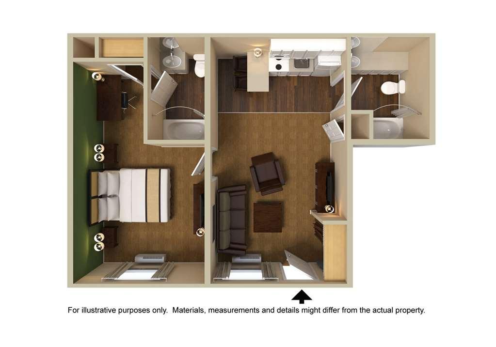 Extended Stay America Suites - Nashville - Franklin - Cool Springs Ruang foto